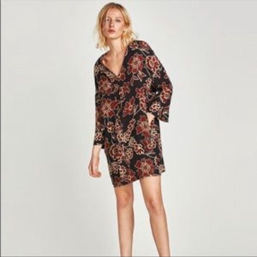 🍁ZARA Cool oversized dress size S